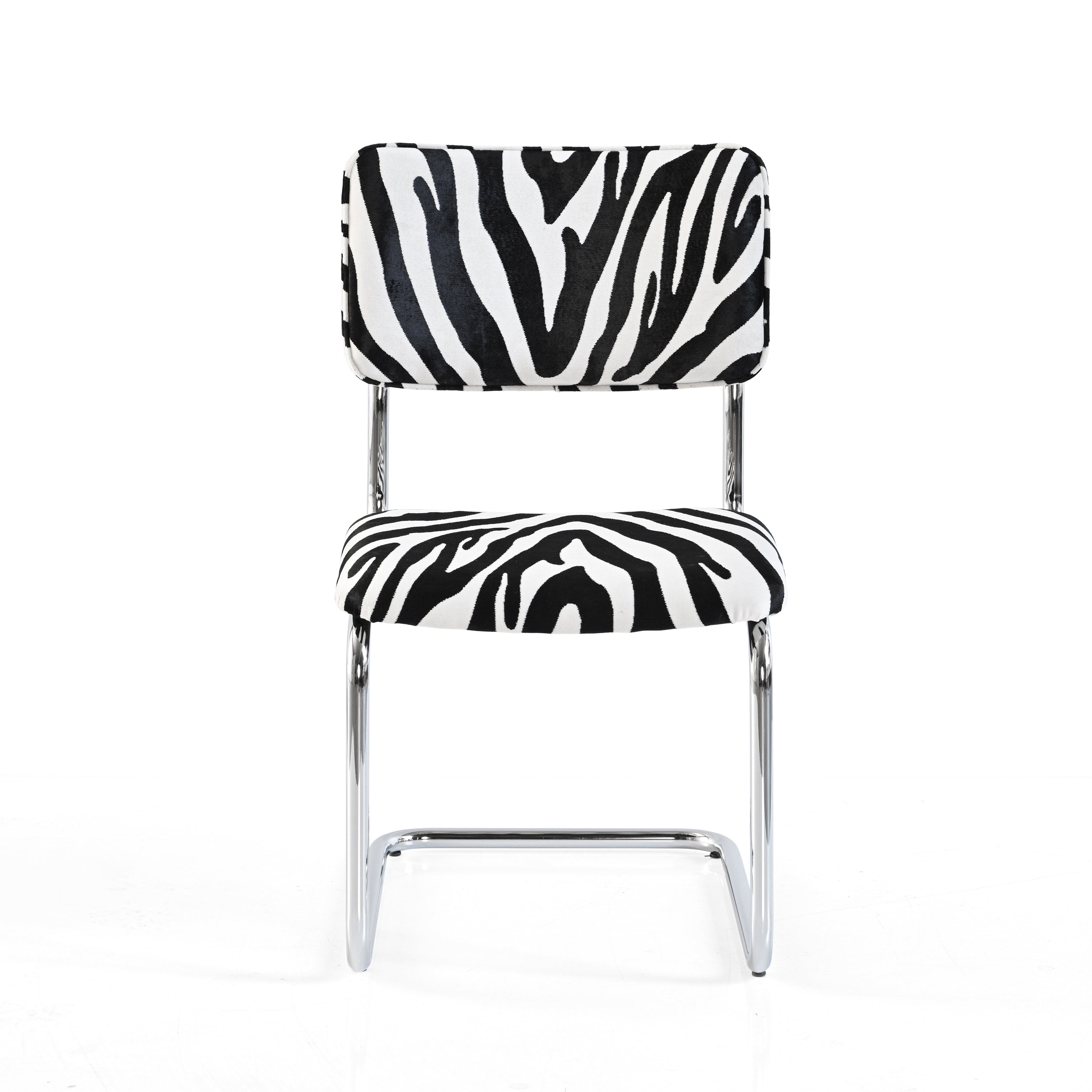 Cesca Dokuma Zebra Kumaş Sandalye