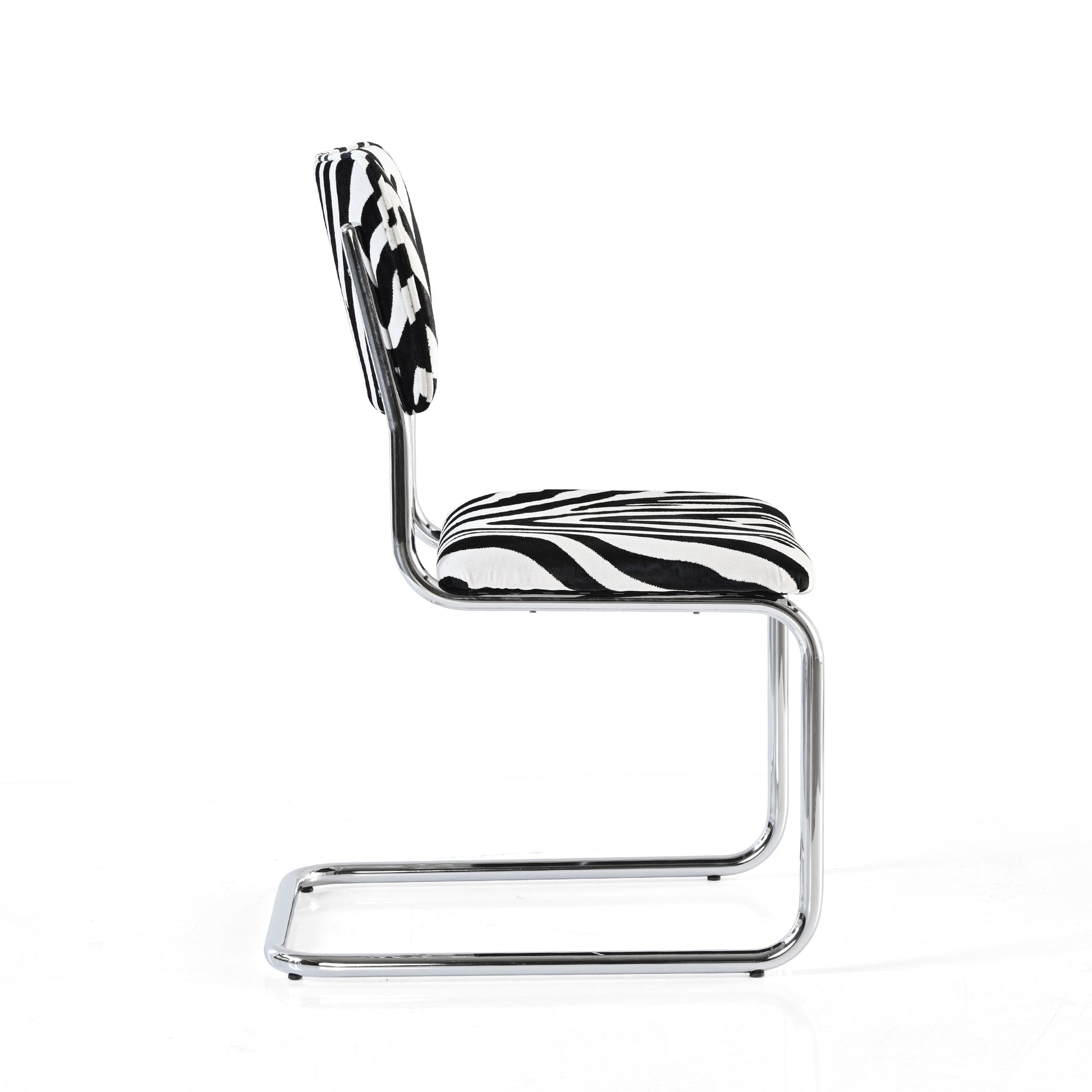 Cesca Dokuma Zebra Kumaş Sandalye