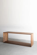 Ceviz Doğal Masif Ahşap Tv Ünitesi-Tv Ünitesi-Innature Home-65*140 cm-NowShopFun