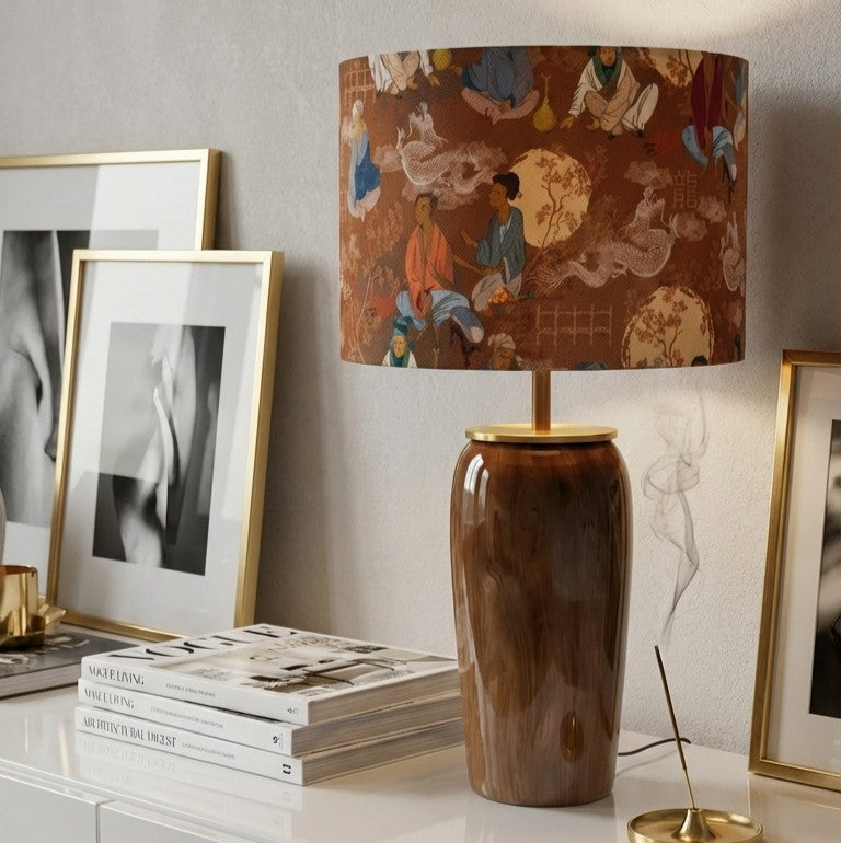 Chai El Yapımı Seramik Abajur