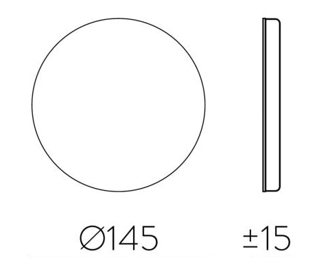 Chamaleon Apli̇K 1l Blue Ceramics Ø15x10 Cm Led 1x105w 3000k