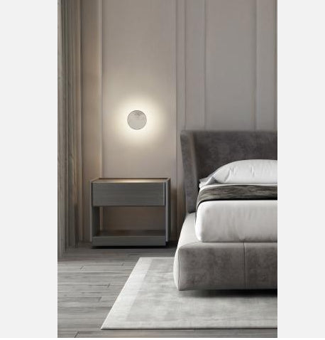 Chamaleon Apli̇K 1l White Marble Ø15x10 Cm Led 1x10.5w 3000k