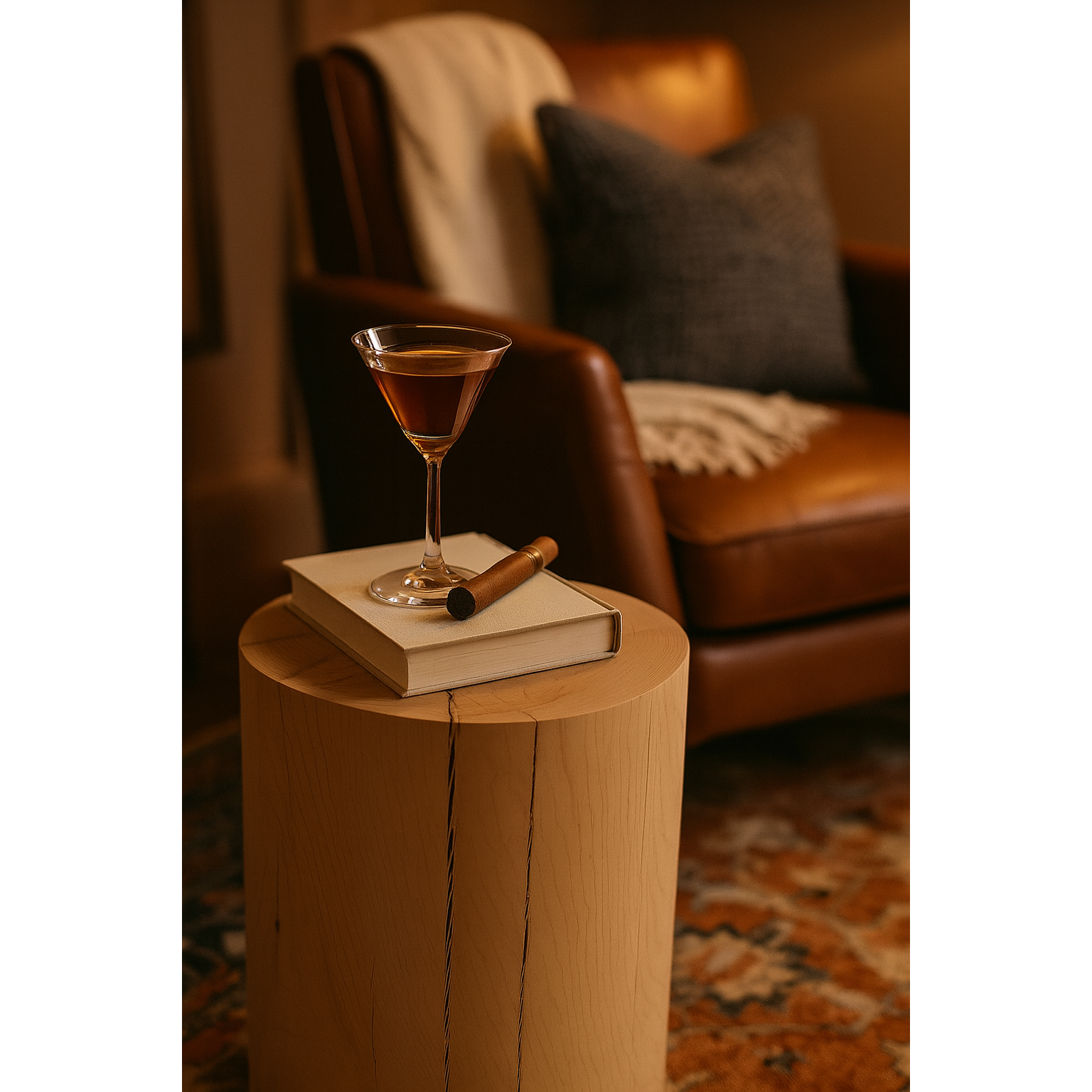 Solid Cedar Platform / Stool
