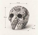 Skull Pop Art Dekoratif Ürün