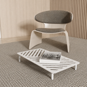 Duo L - Modern Tasarım Çelik Sehpa