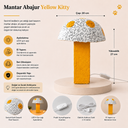 Yellow Kitty Sarı Mantar Abajur