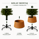 Rattan Noel Çam Ağacı Ayaklığı