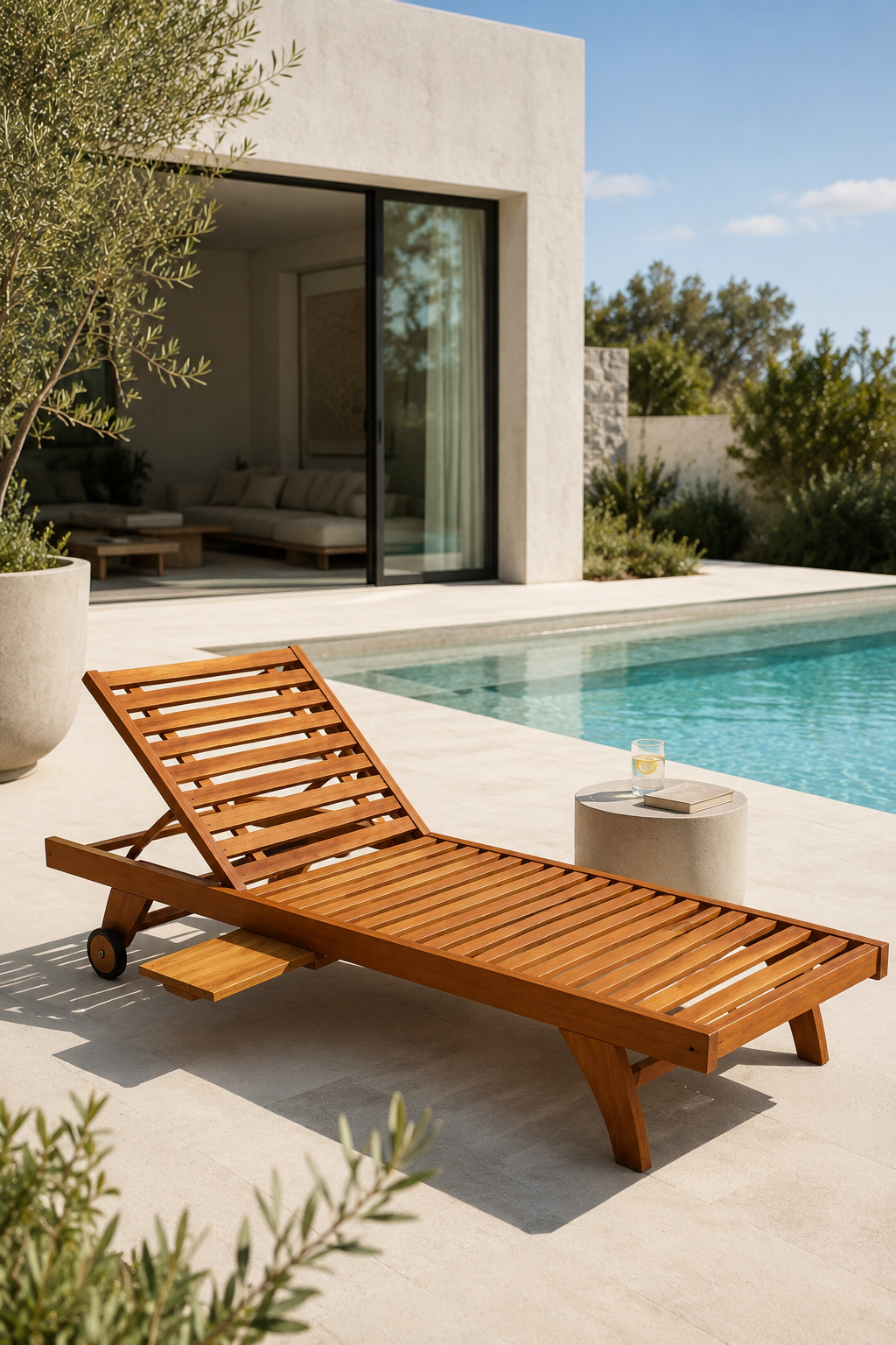 Ravello Iroko Şezlong