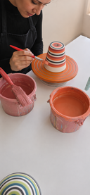 Steffy Renkli Seramik Şarjlı Masa Lambası