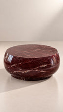 Cherry Rosso Levanto Mermer Sehpa