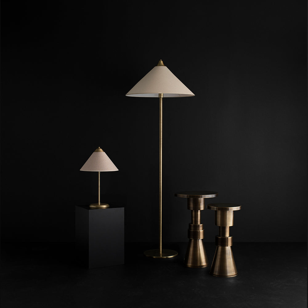 Chess Metal Sehpa Bronz