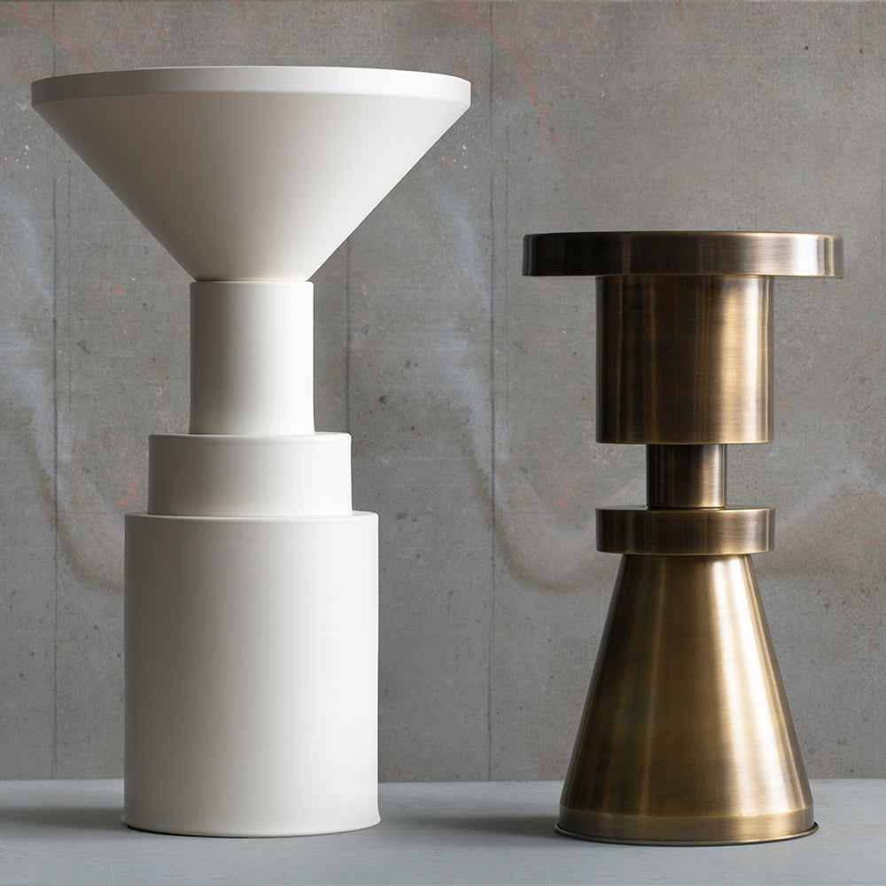 Chess Metal Sehpa Bronz