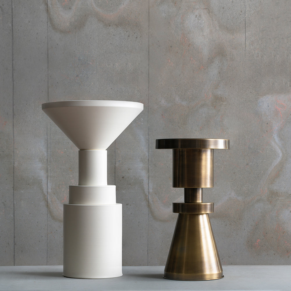 Chess Metal Sehpa Bronz