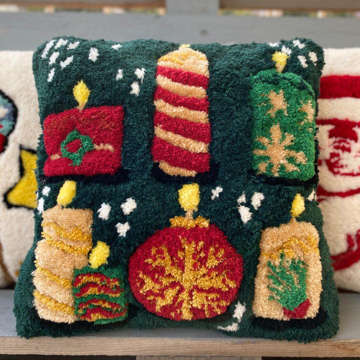 Christmas Green Pillow-Kırlent Kılıfı-FILLE A FILLE DESIGN STUDIO-NowShopFun