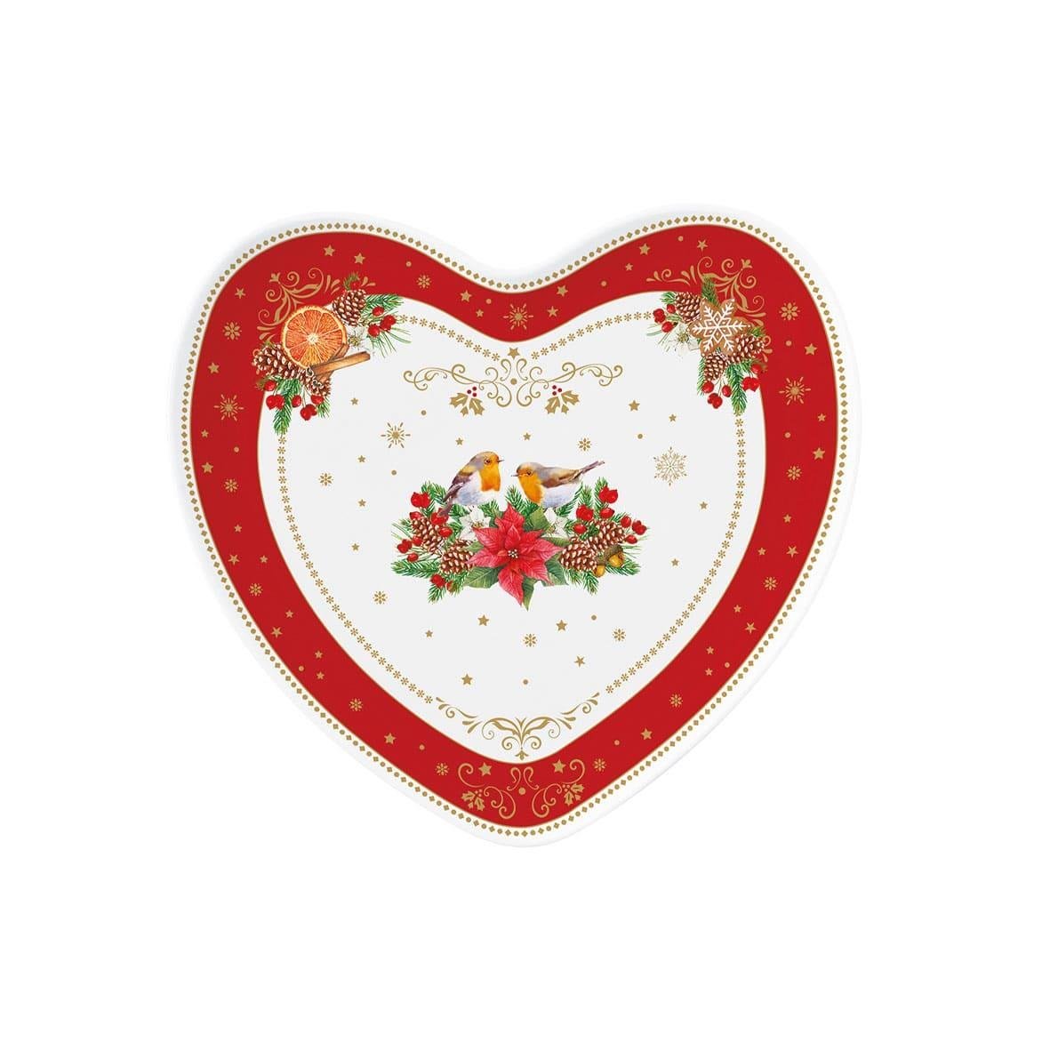 Christmas Melody Porselen Kalpli Tabak