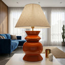 Chunky Ahşap Abajur Turuncu-Abajur-Pinot Interior-NowShopFun