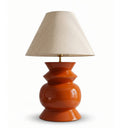 Chunky Ahşap Abajur Turuncu-Abajur-Pinot Interior-NowShopFun