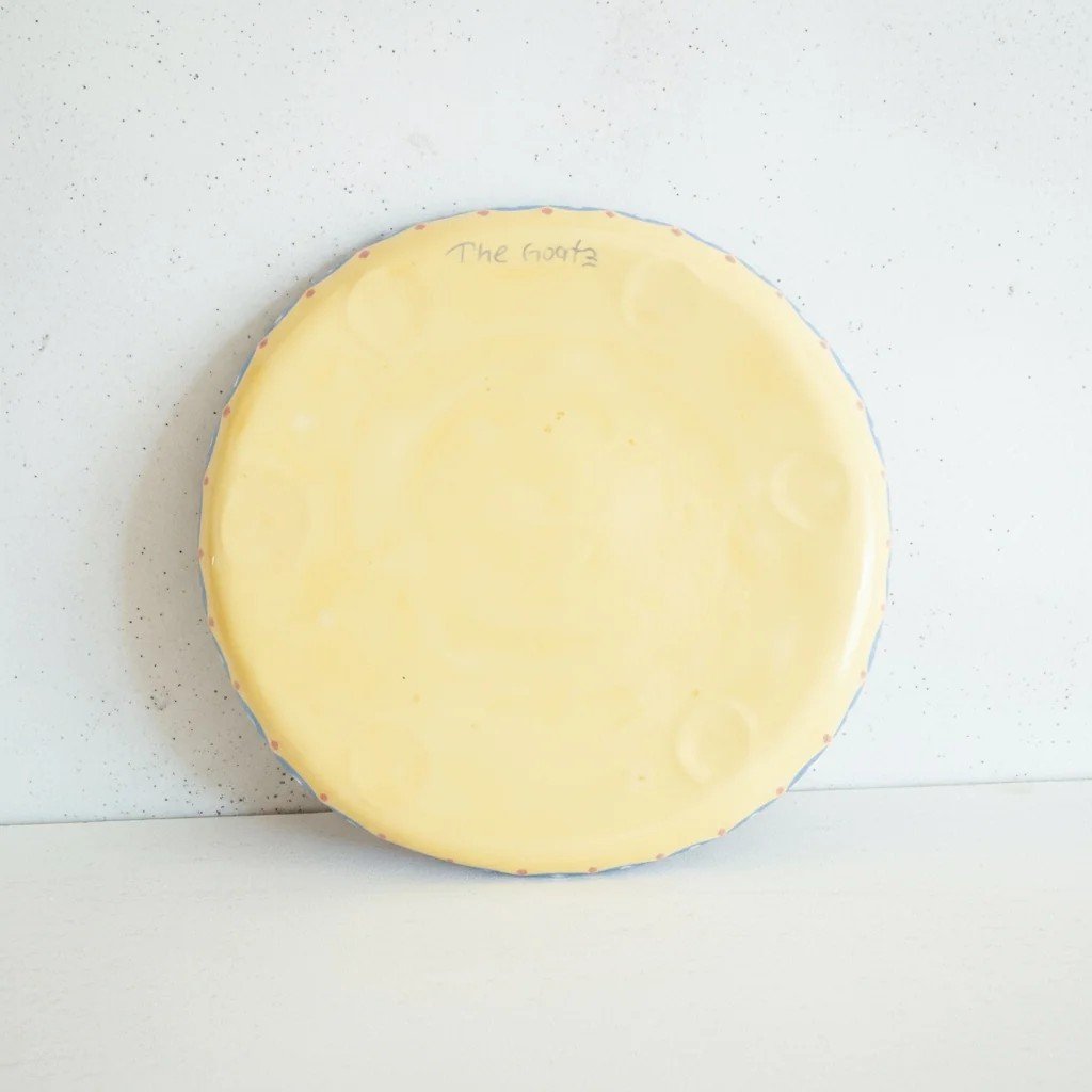 Çiçek Desenli Seramik Tabak