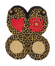 Çılgın Leopar Desenli Kelebek Figürlü Büyük Boy Halı-Kilim & Halı-Doing Goods-NowShopFun