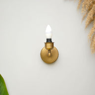 Circle Glow Gold Sutaşı İşlemeli Duvar Apliği-Aplik-Levaillant-Siyah-NowShopFun