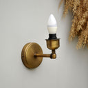 Circle Glow Gold Sutaşı İşlemeli Duvar Apliği