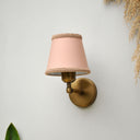 Circle Glow Gold Sutaşı İşlemeli Duvar Apliği
