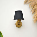 Circle Glow Gold Sutaşı İşlemeli Duvar Apliği