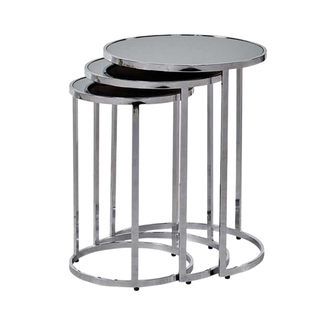 Circoro 3'lü Yan Zigon Sehpa Set