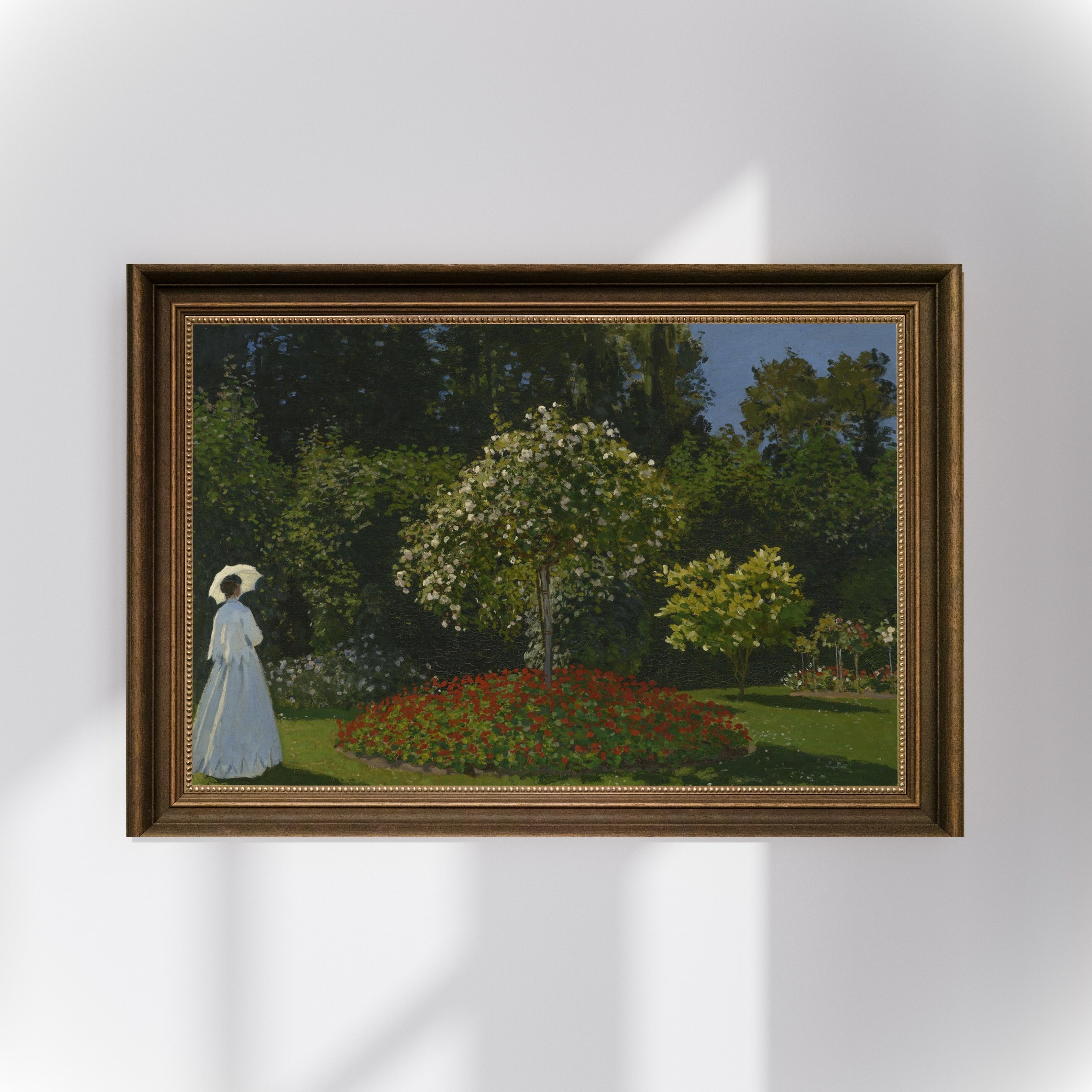 Claude Monet - Bahçedeki Kadın Fine Art Baskı
