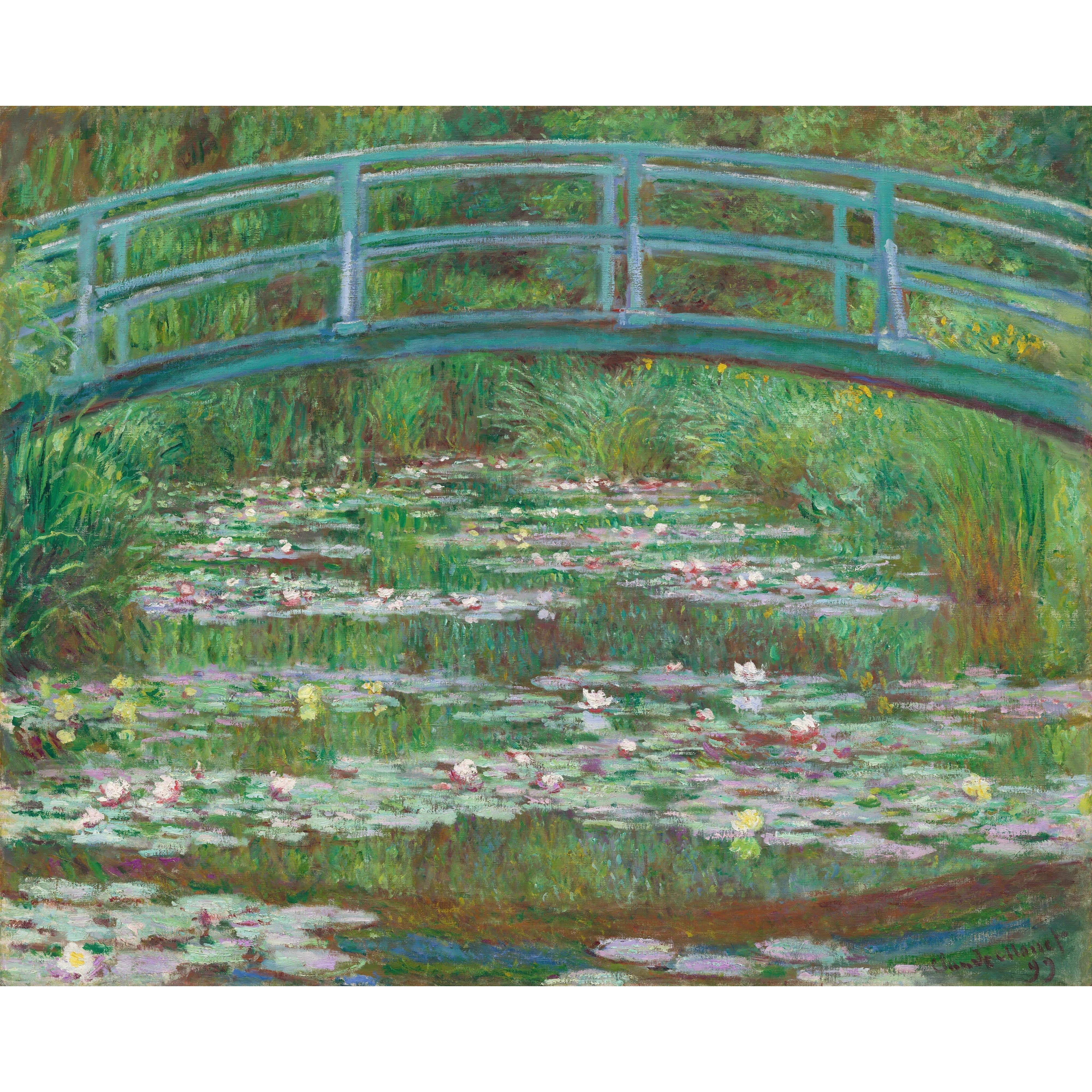 Claude Monet - Japon Köprüsü Fine Art Baskı