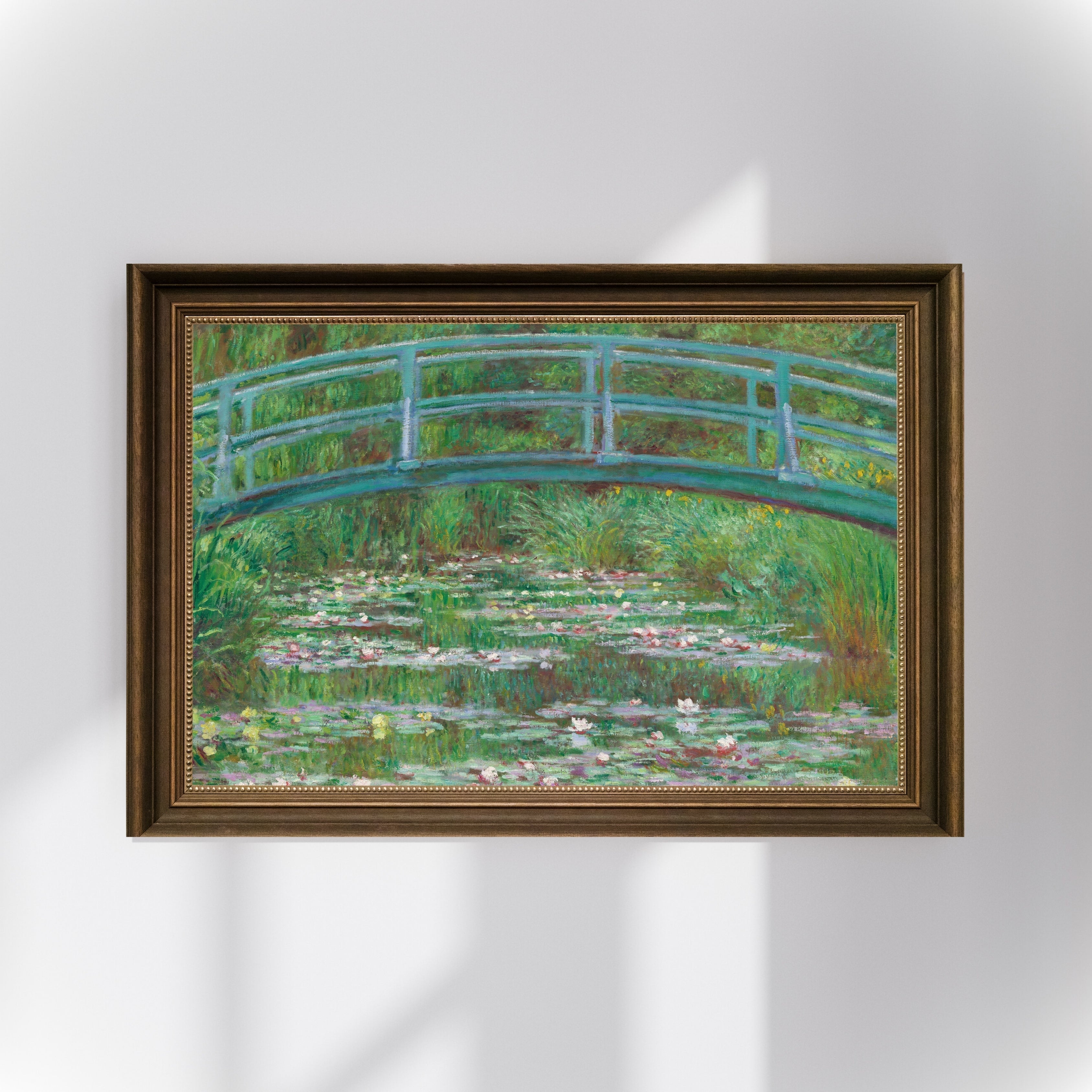 Claude Monet - Japon Köprüsü Fine Art Baskı