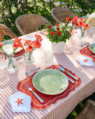 Clou Amerikan Servis & Peçete Seti-Amerikan Servis-Mariaida Home-Yeşil/Yeşil-NowShopFun