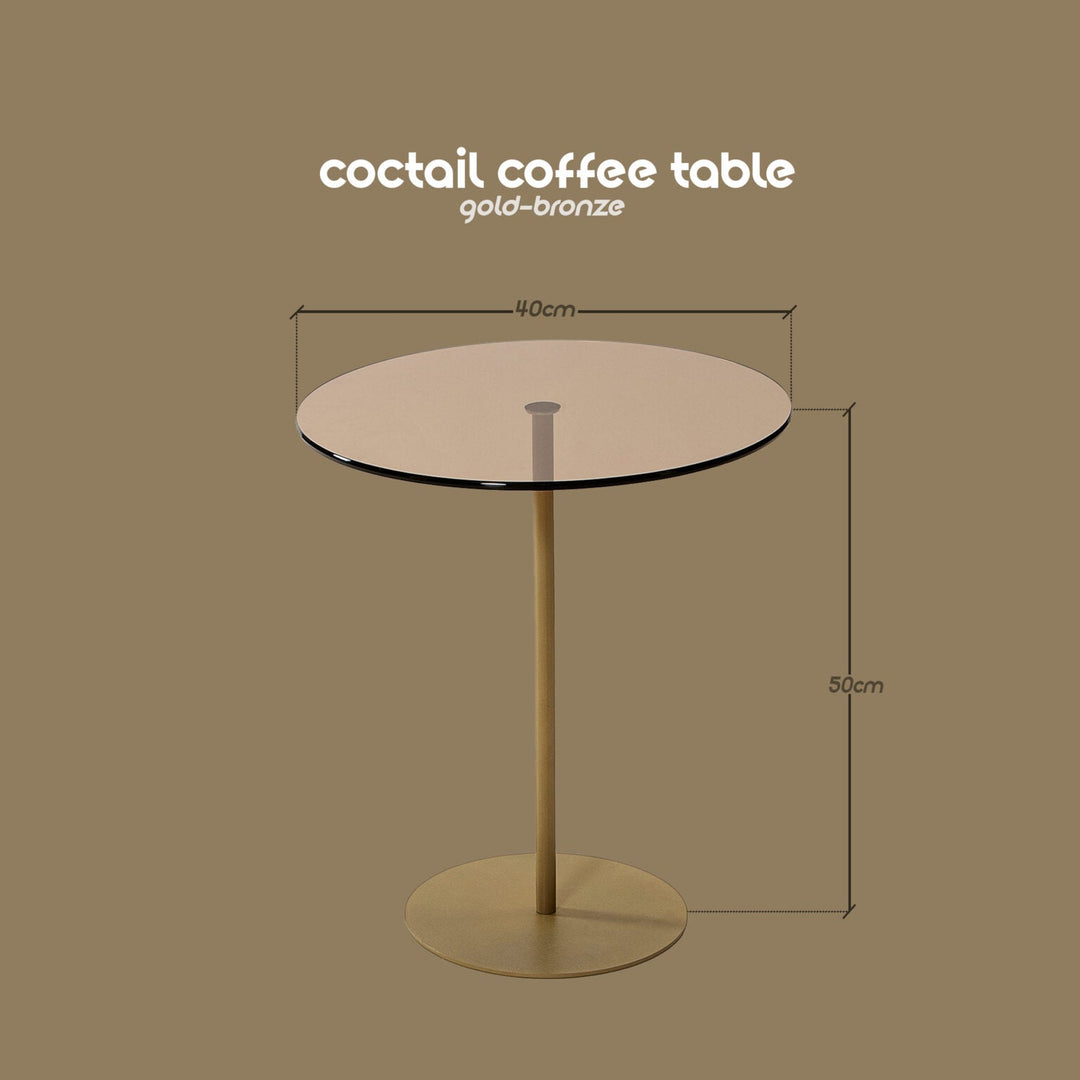 Coctail Coffee Table-Sehpa-Keys Design-50-(Gold&Bronz)-NowShopFun