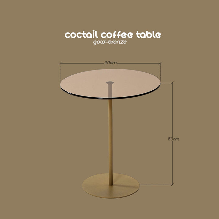 Coctail Coffee Table-Sehpa-Keys Design-50-(Gold&Bronz)-NowShopFun