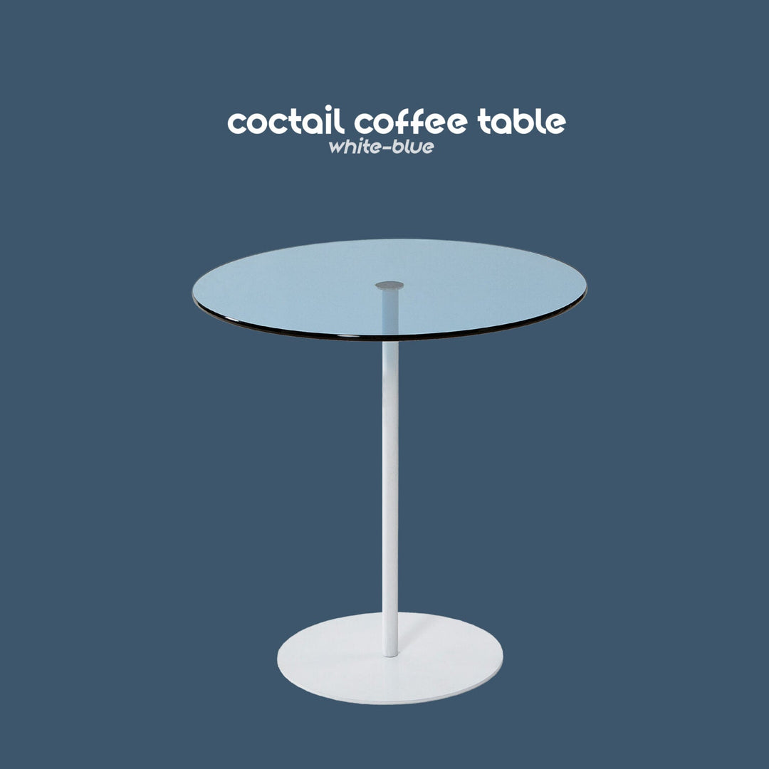 Coctail Coffee Table-Sehpa-Keys Design-50-(Beyaz&Mavi)-NowShopFun