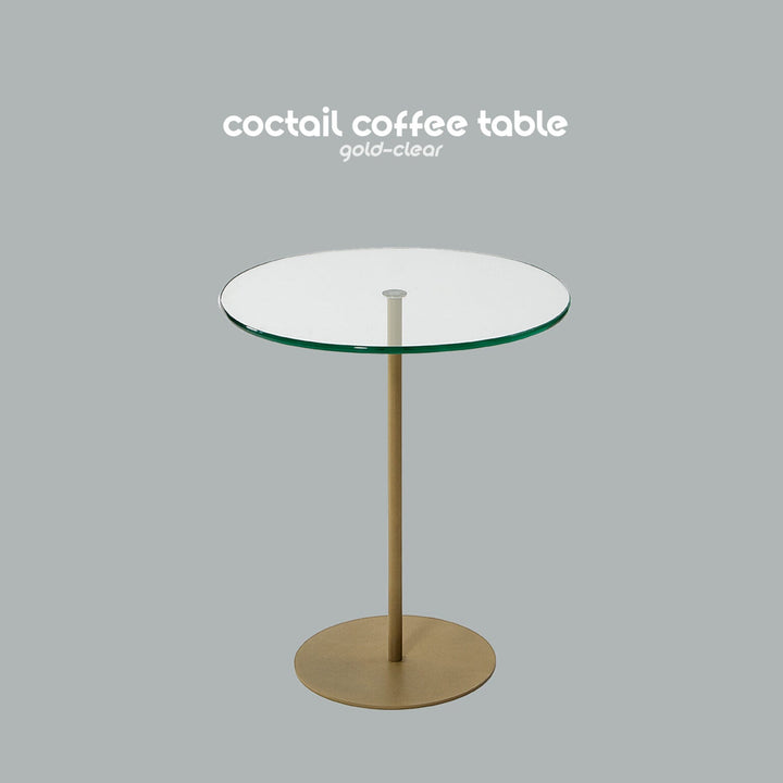 Coctail Coffee Table-Sehpa-Keys Design-50-(Gold&Şeffaf)-NowShopFun