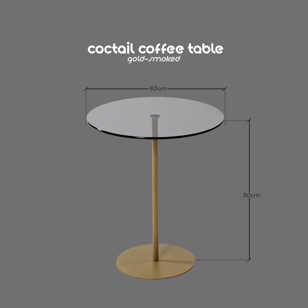 Coctail Coffee Table-Sehpa-Keys Design-50-(Gold&Bronz)-NowShopFun