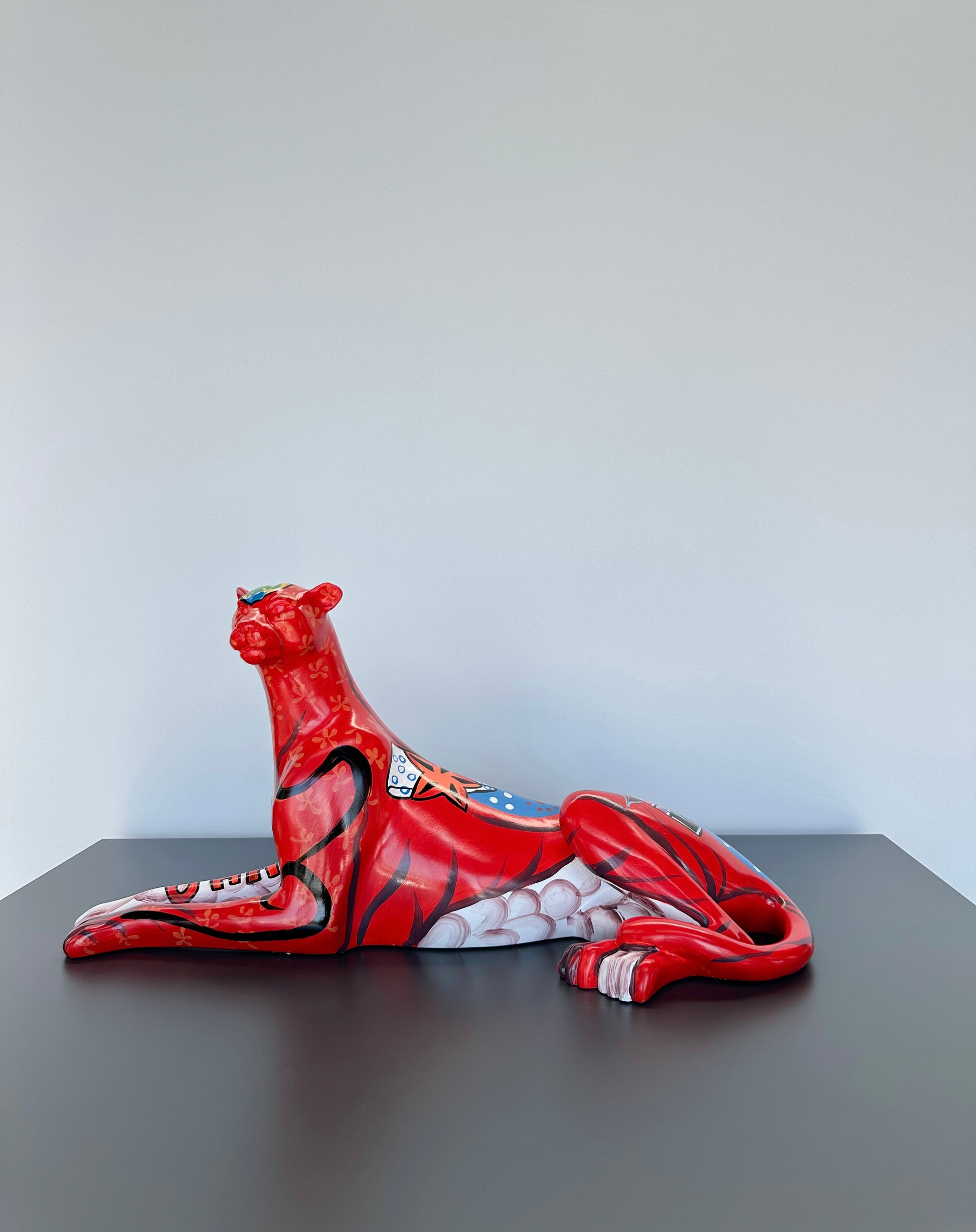 Çok Renkli Çita Dekoratif Obje