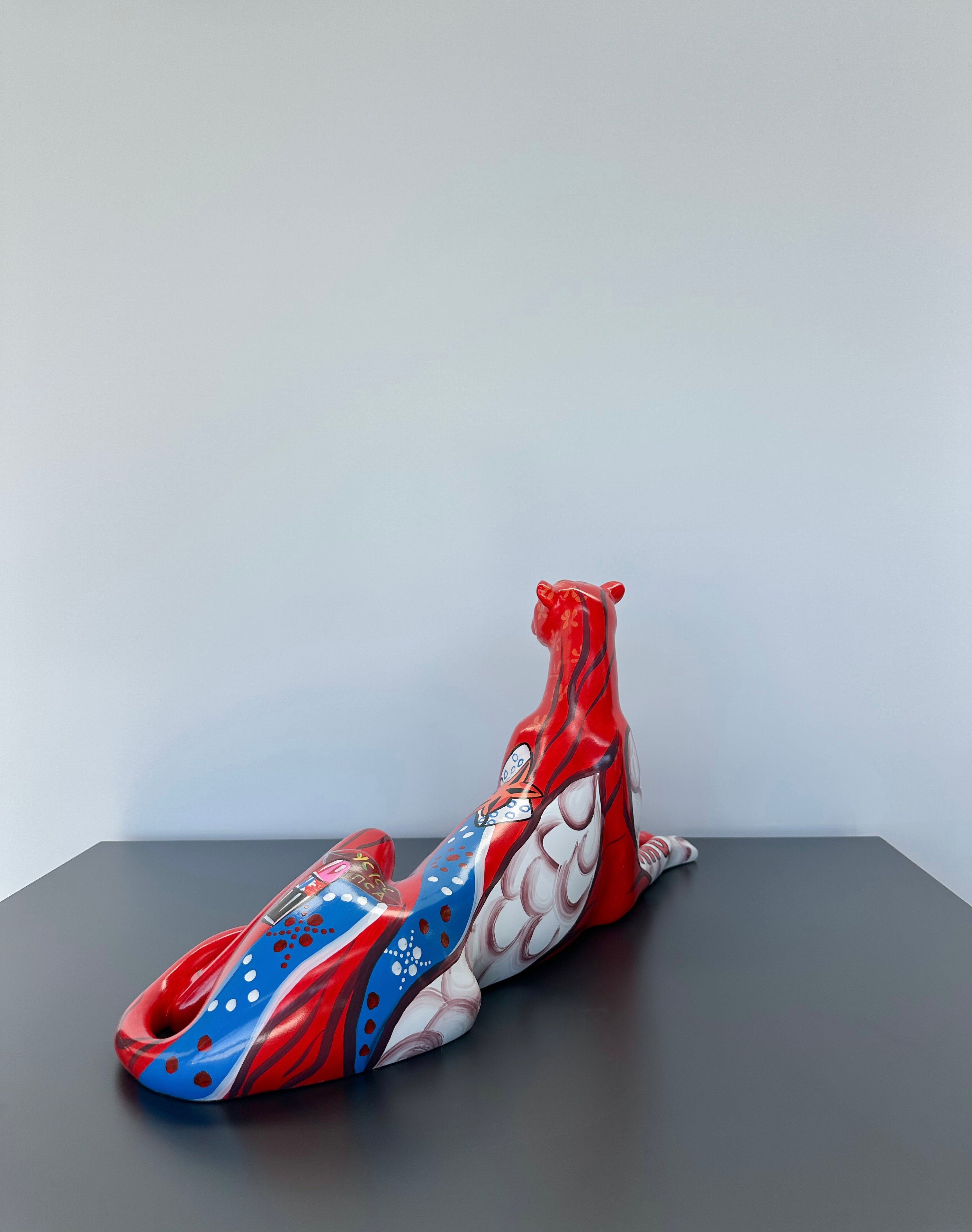 Çok Renkli Çita Dekoratif Obje