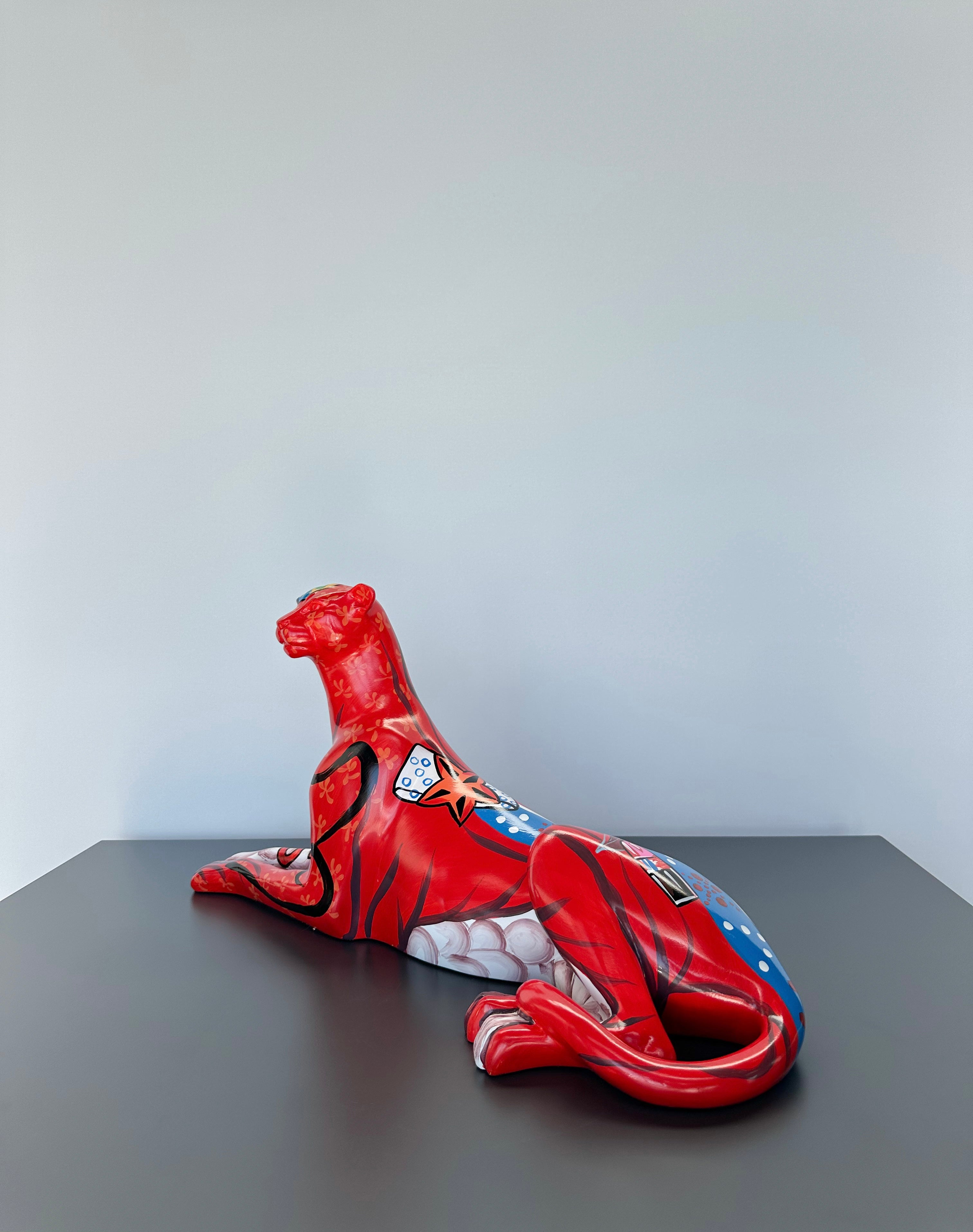 Çok Renkli Çita Dekoratif Obje