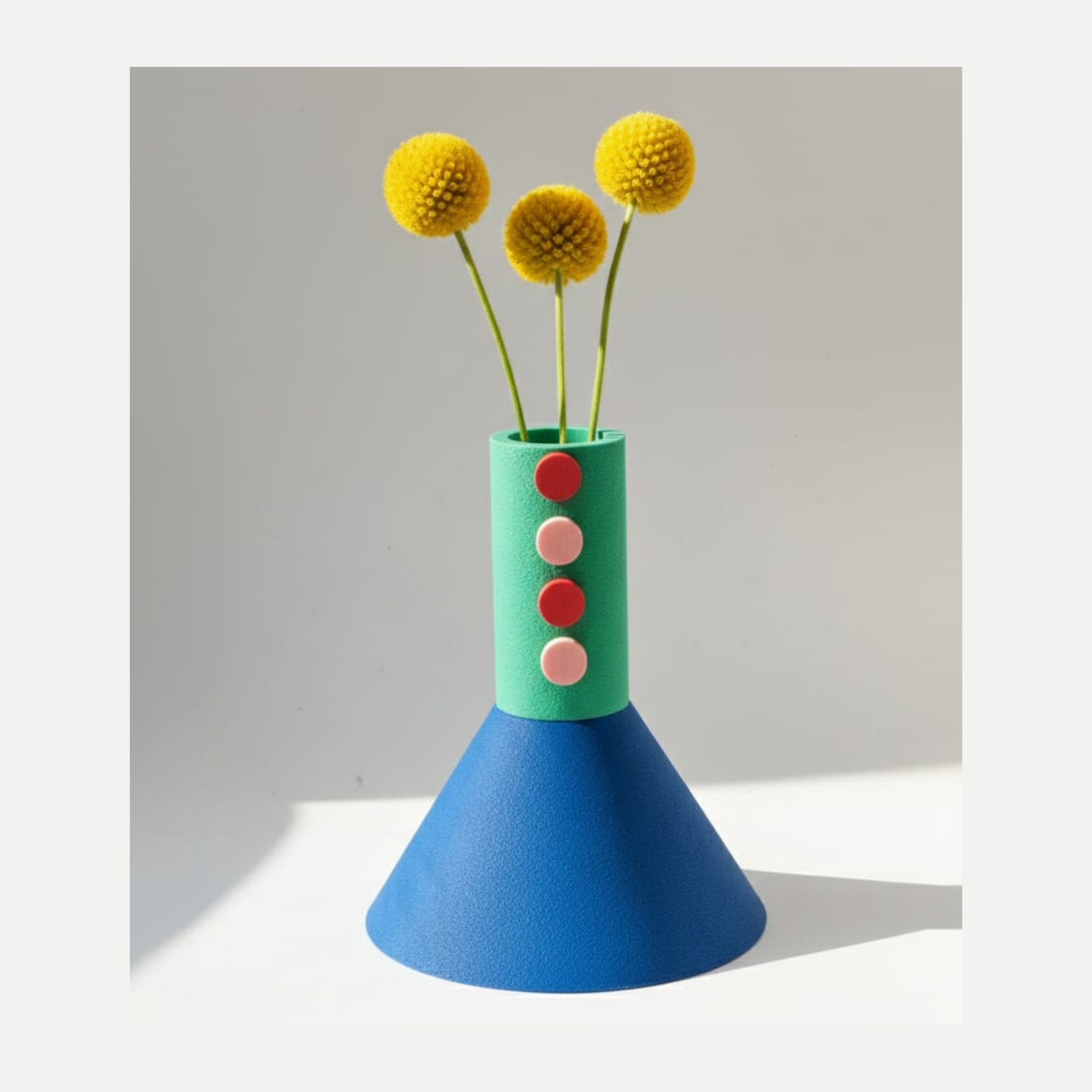 Çok Renkli Kuru Çiçek Vazosu No.4