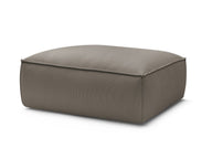Colin Premium Kalite Fitilli Kadife Döşemeli Puf-Puf-Innature Home-Açık Bej-NowShopFun