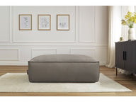 Colin Premium Kalite Fitilli Kadife Döşemeli Puf-Puf-Innature Home-Açık Bej-NowShopFun