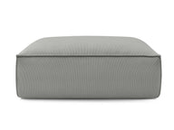 Colin Premium Kalite Fitilli Kadife Döşemeli Puf-Puf-Innature Home-Açık Bej-NowShopFun