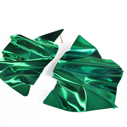 Colour Koyu Yeşil Büyük Küpe-Küpe-Kimi Atelier-NowShopFun