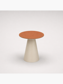 Cone Outdoor Yan Sehpa - Oyster White