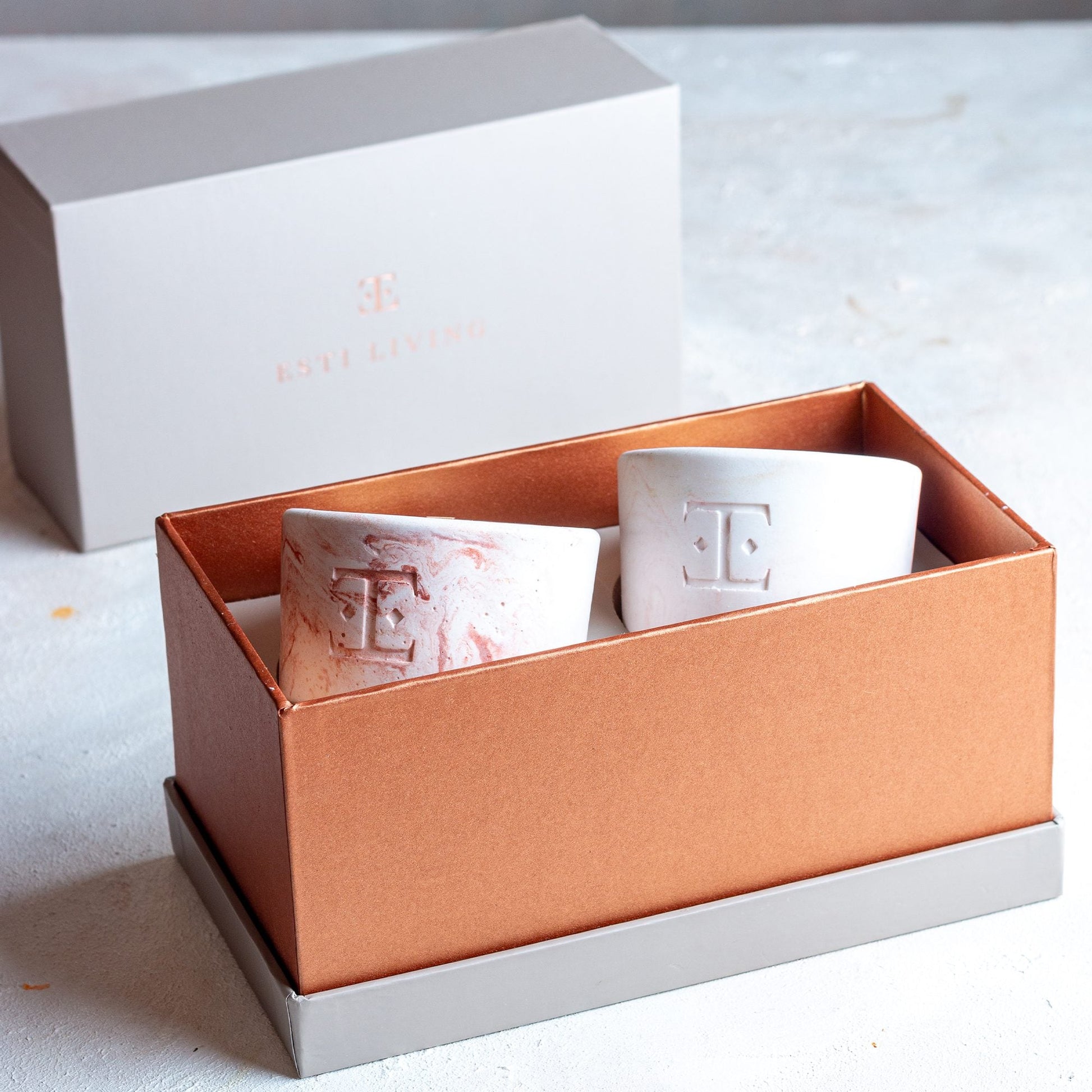 Copper Charm Midi 2'Li Mum Seti