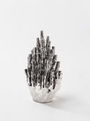 Coral 50-Tulips Silver Porselen Vazo