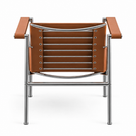 Corbu Style Deri Tasarım Berjer-Berjer-Mumizu.-Taba-NowShopFun