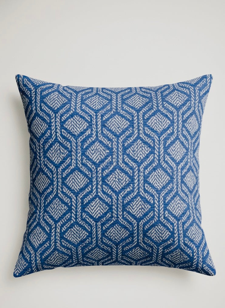 Core Pamuk Taş Baskı Kırlent Kılıfı